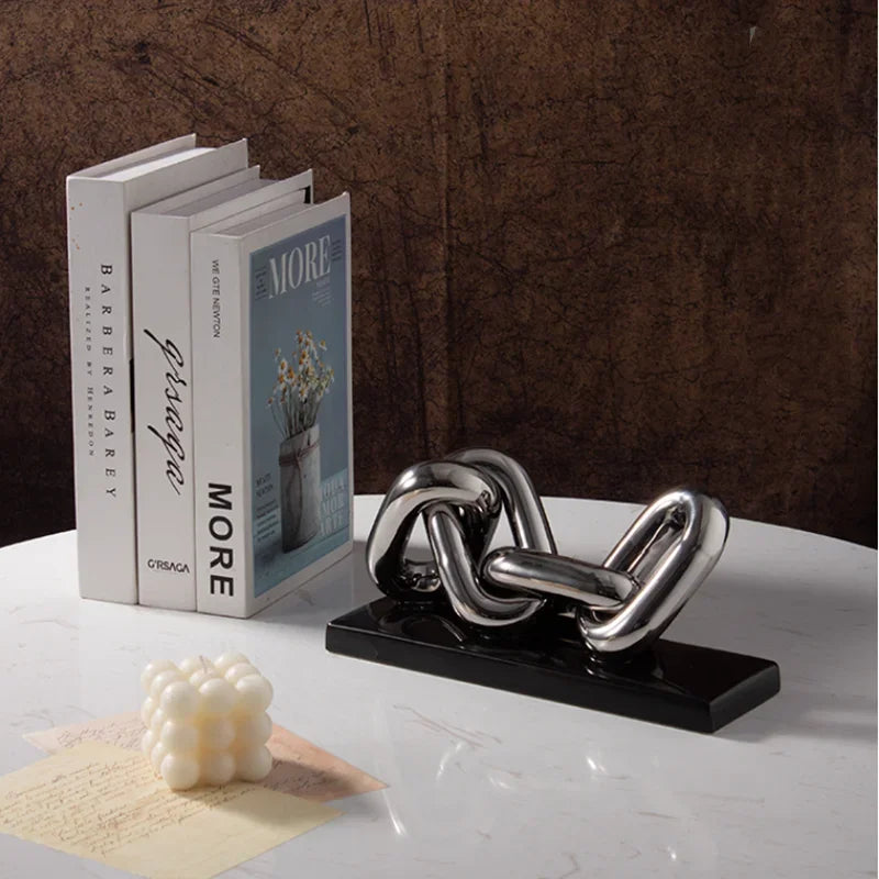 Electroplated Ceramic Ring Sculptures product view