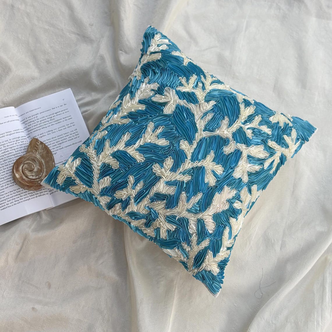 Ornate Pattern throw pillow cover, product view 3