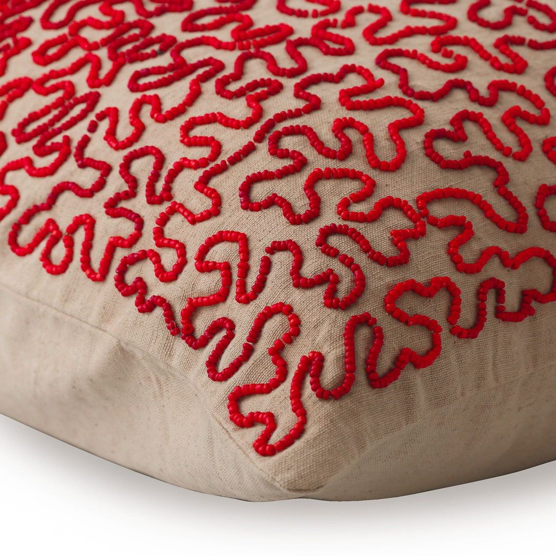 Floral Maze throw pillow cover, product view 8