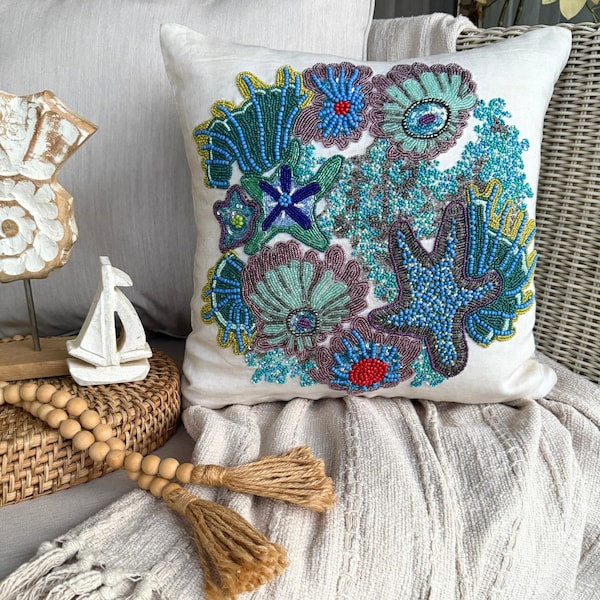 Koi Fish Motif throw pillow cover, product view 42