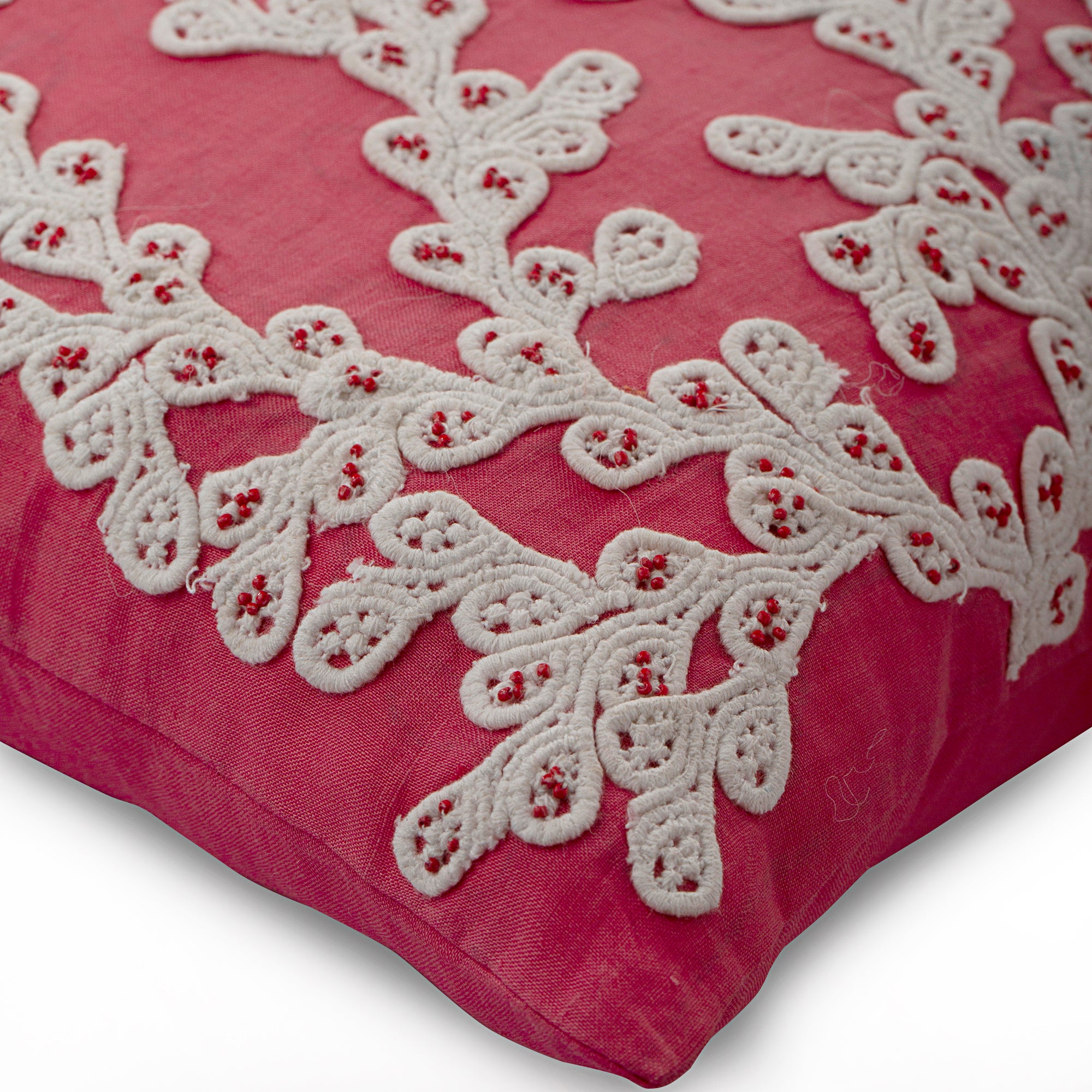 Coral Branch throw pillow cover, product view 8