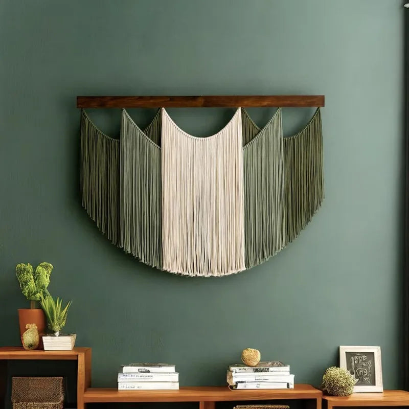 Gallery Accent Draped Macrame Wall Hanging product detail view 2