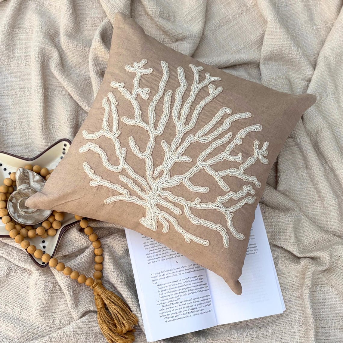 Scallop Shell throw pillow cover, product view 29