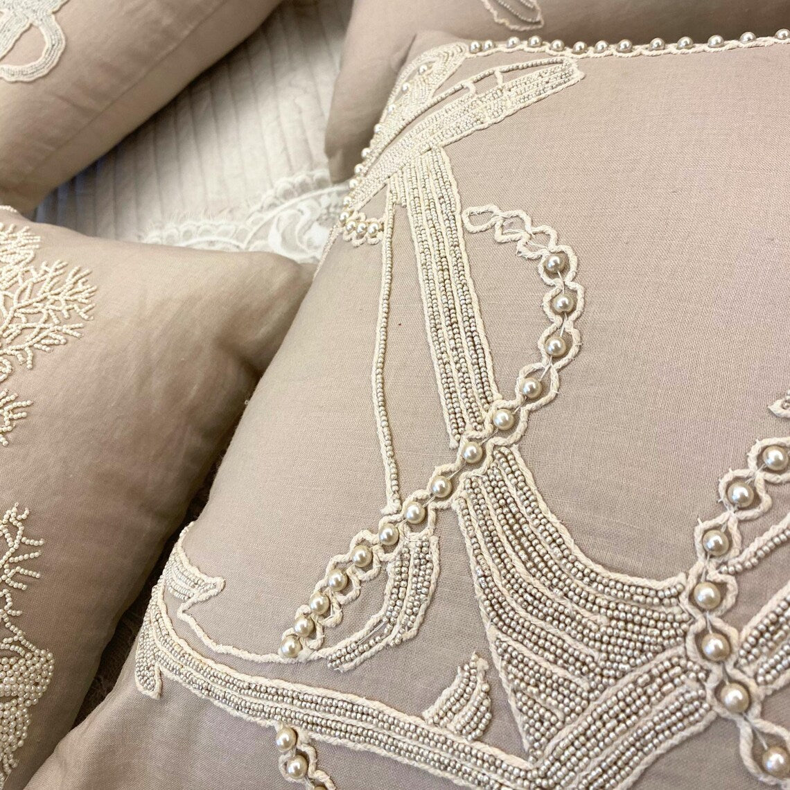 Scallop Shell throw pillow cover, product view 21