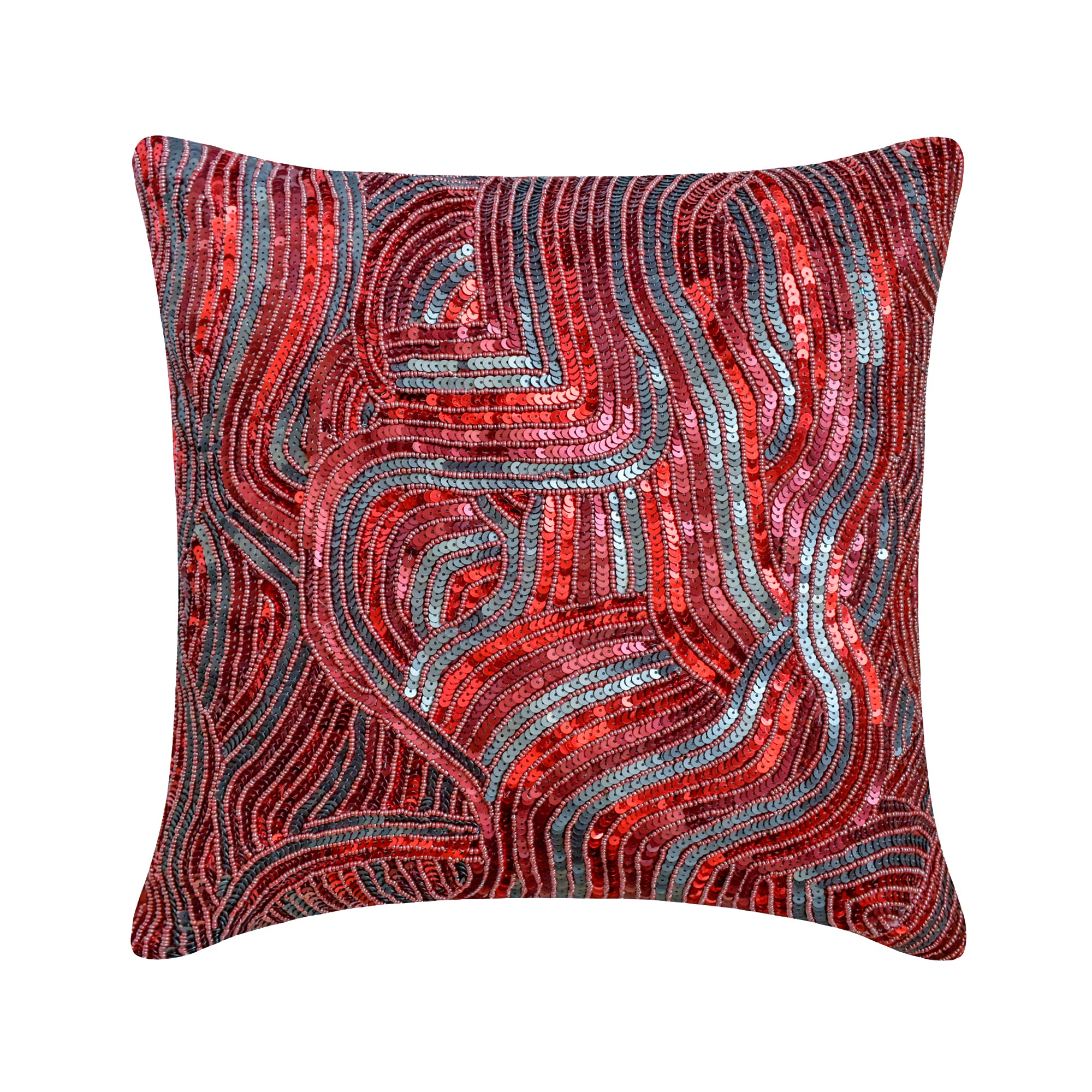 Interlocking Pattern throw pillow cover, product view 15