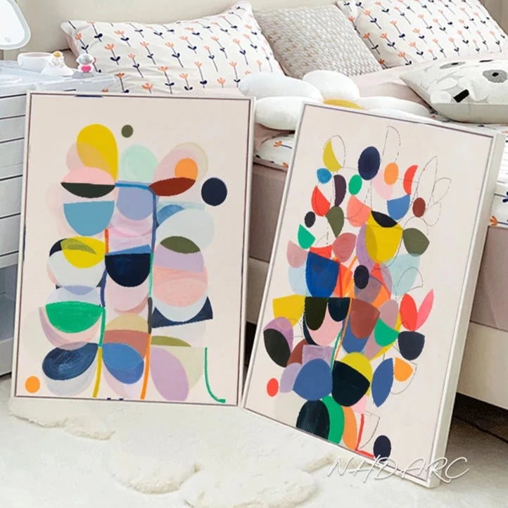 Geometric Wall Art Print product view