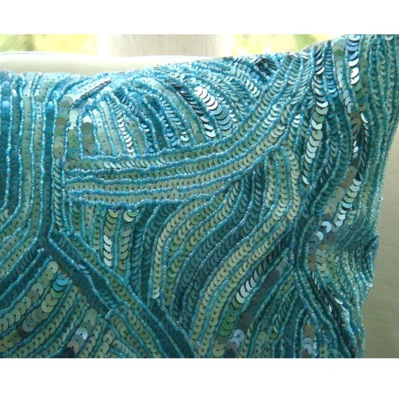 Interlocking Pattern throw pillow cover, product view 11