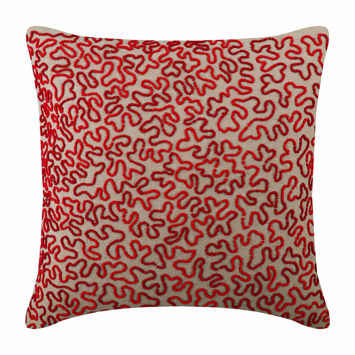 Floral Maze throw pillow cover, product view 7