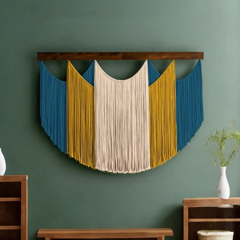 Gallery Accent Draped Macrame Wall Hanging product view