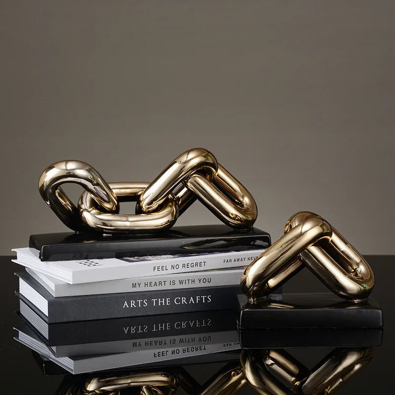 Electroplated Ceramic Ring Sculptures product detail view 4