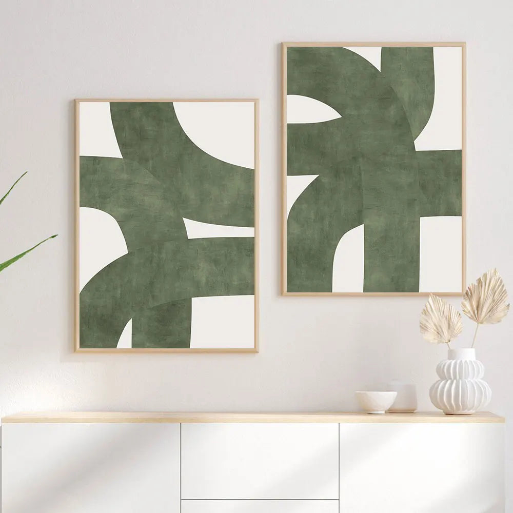 Nordic Midcentury Wall Art Print product detail view 2