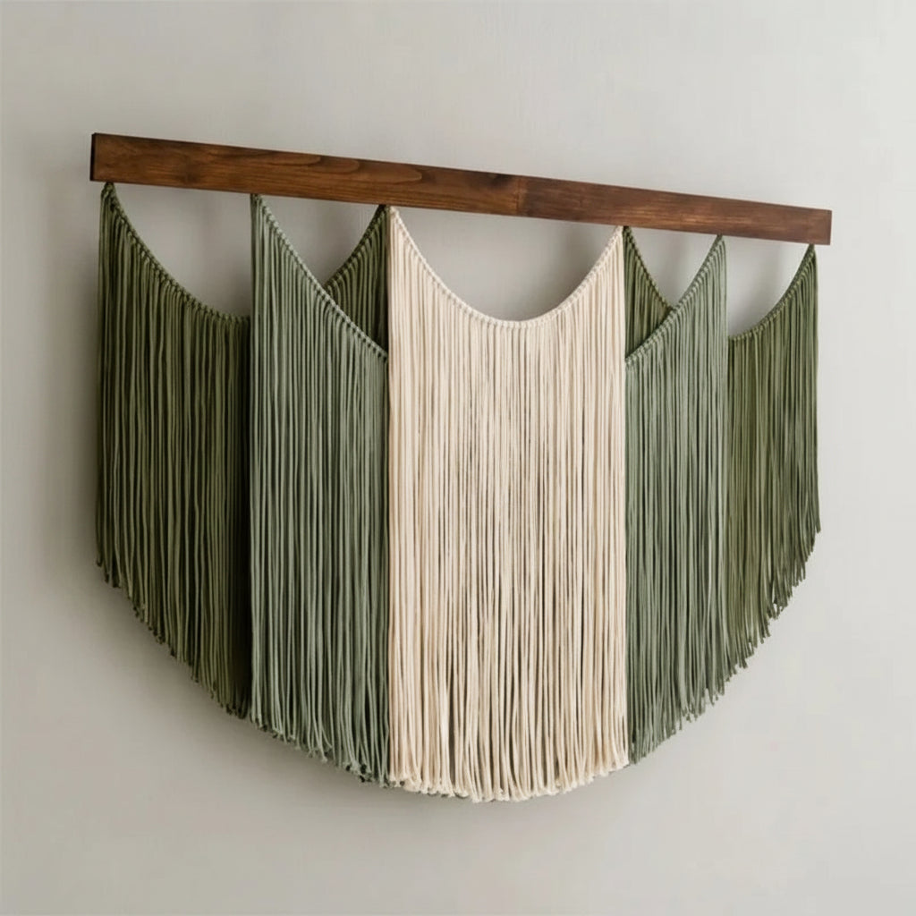 Gallery Accent Draped Macrame Wall Hanging product detail view 3