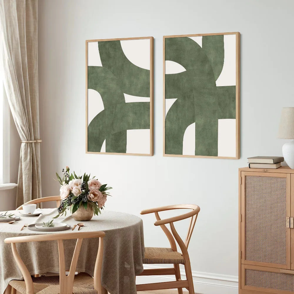 Nordic Midcentury Wall Art Print product detail view 3
