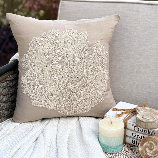 Scallop Shell throw pillow cover, product view 36