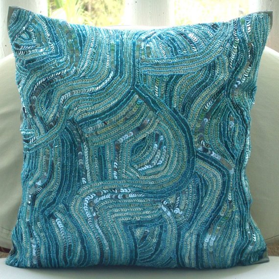 Interlocking Pattern throw pillow cover, product view 12