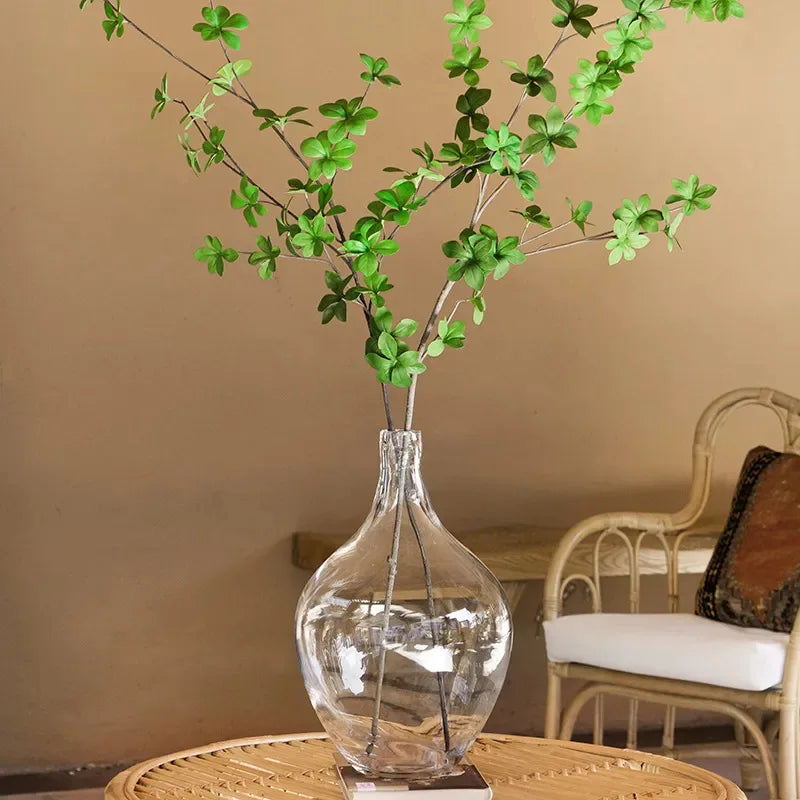 Smoke Glass Big Belly Vase product detail view 4