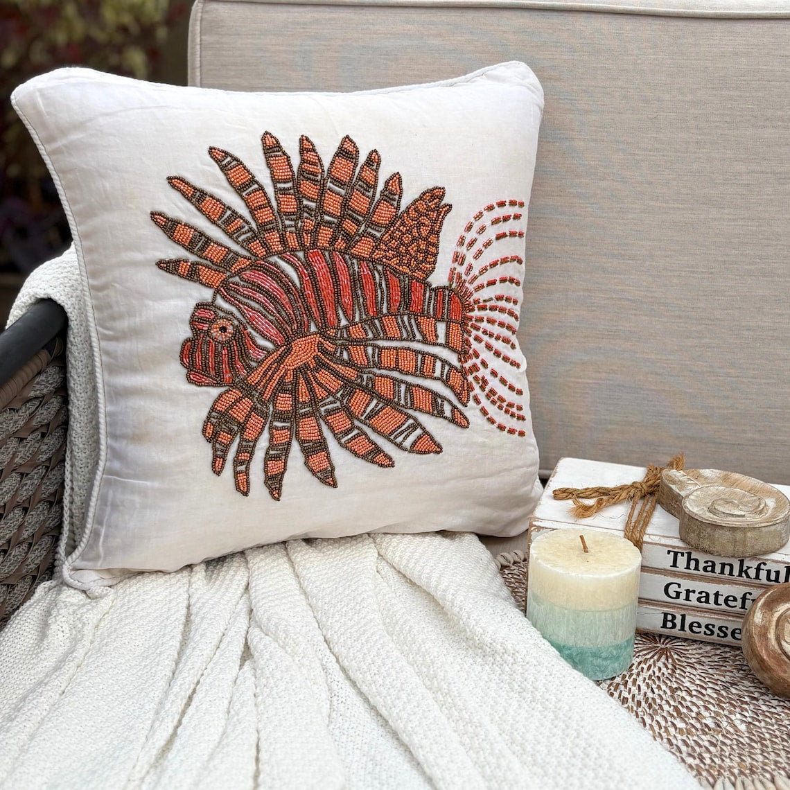 School of Fish throw pillow cover, product view 37