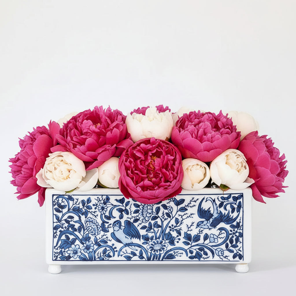 Porcelain Flowerpot Rectangular Planter product view