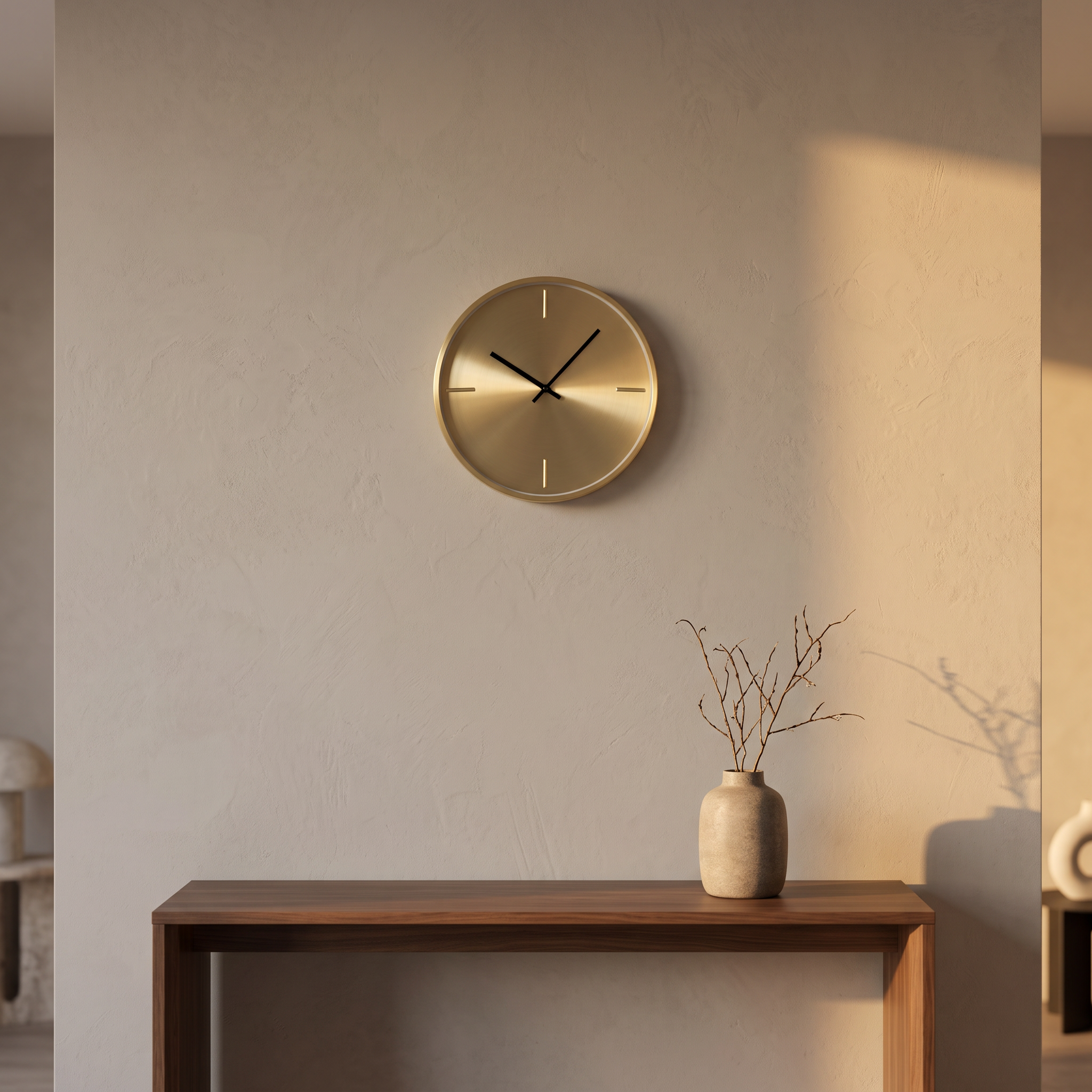 Interior Accent Round Decorative Wall Clock product view