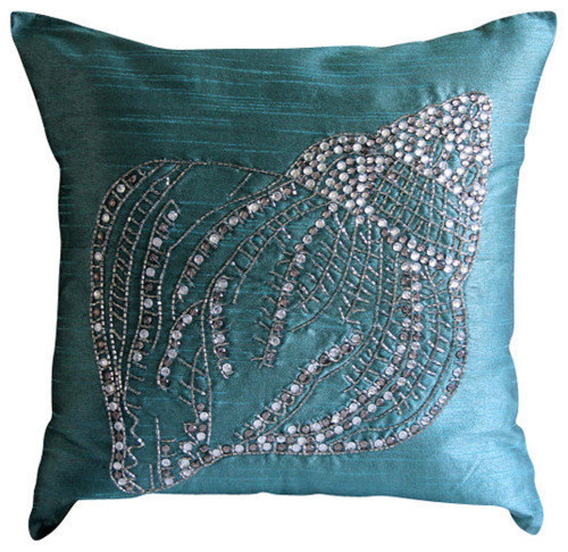 Seashell Motif throw pillow cover, product view 5