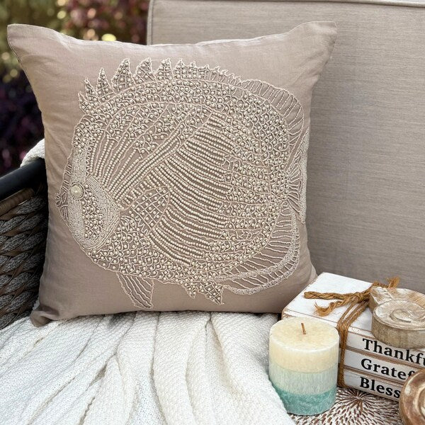 Scallop Shell throw pillow cover, product view 37