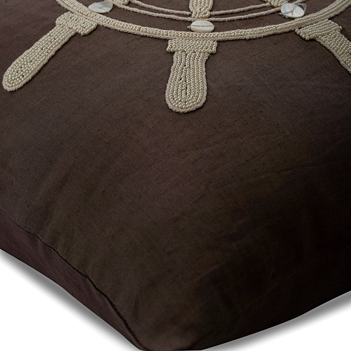 Sailboat and Helm throw pillow cover, product view 9