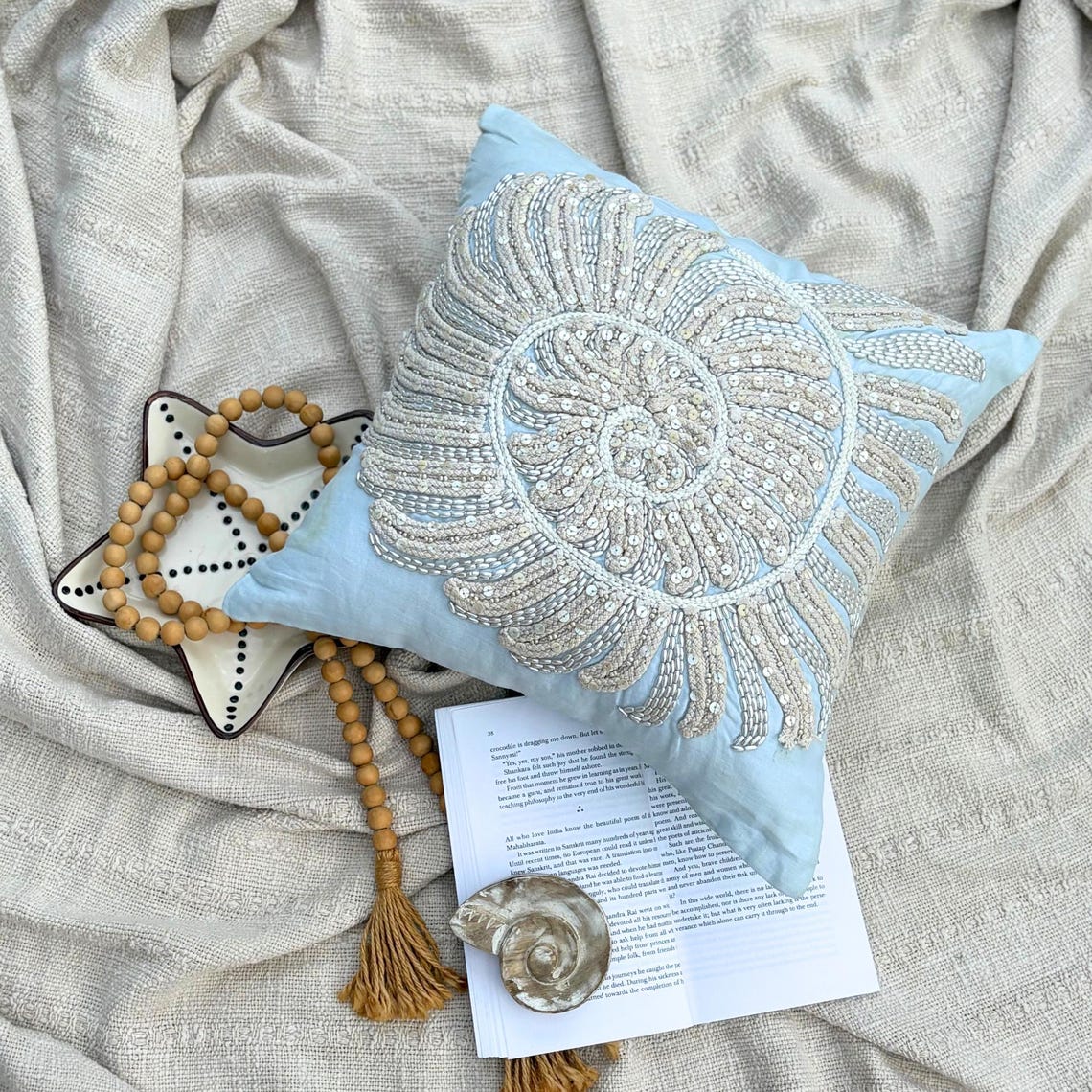 Fish Illustration throw pillow cover, product view 18