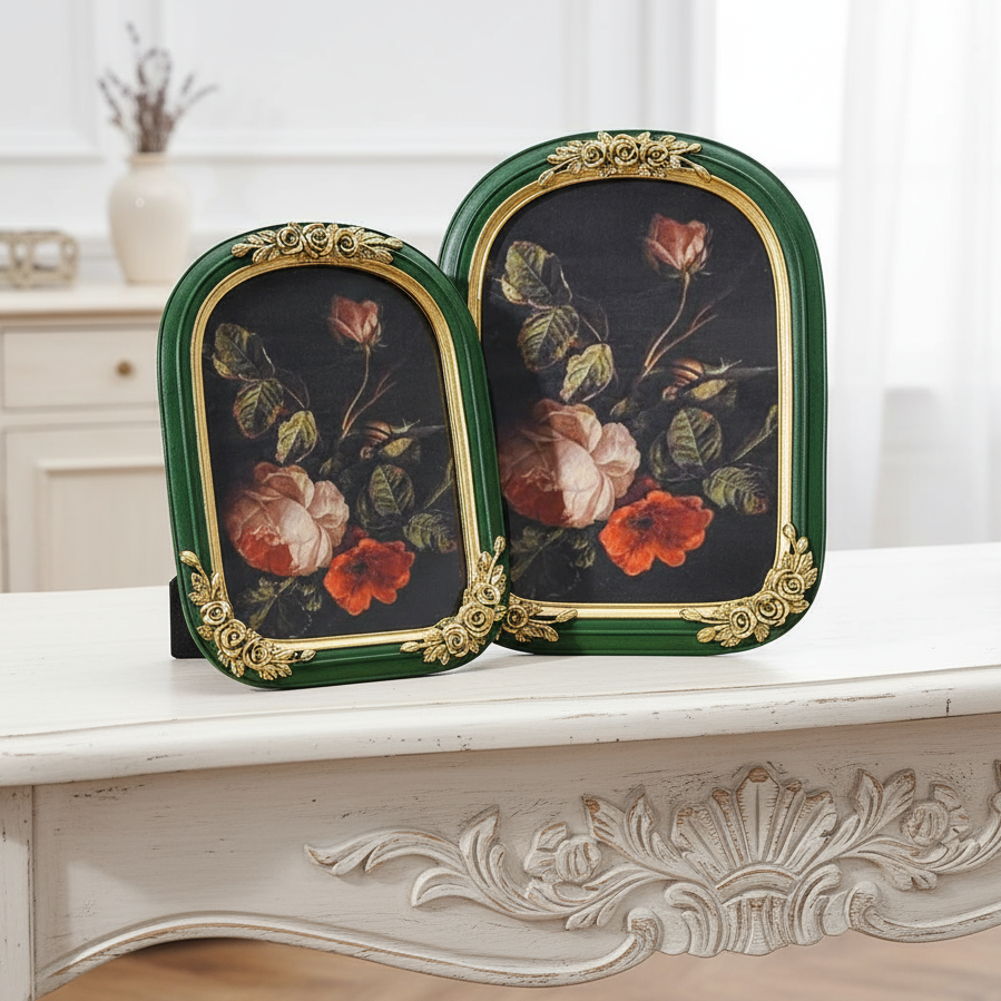 Rose Bordered Resin Picture Frames product detail view 2