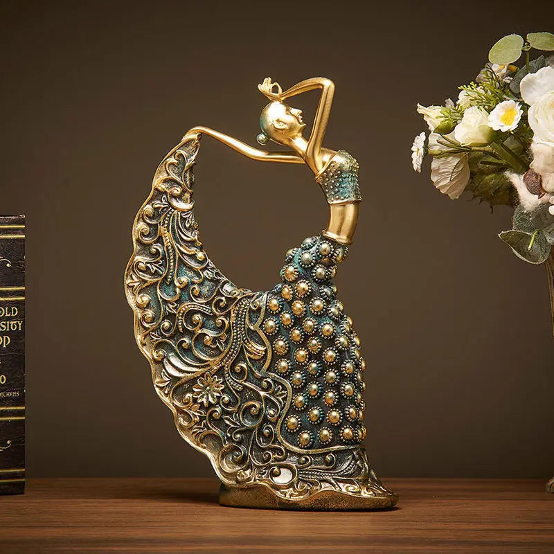 Resin Female Flamenco Dancer Figurine product view