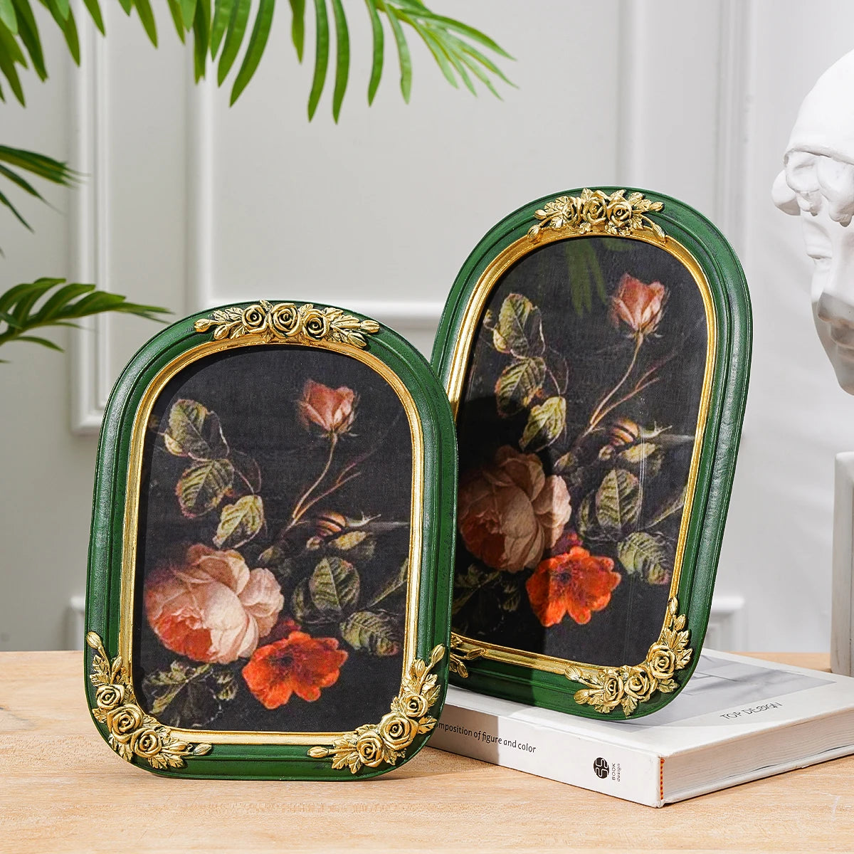 Rose Bordered Resin Picture Frames product view