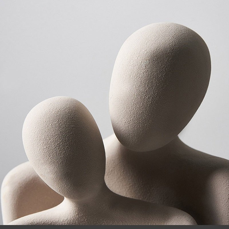 Abstract Embrace Set of Ceramic Figurines product detail view 4
