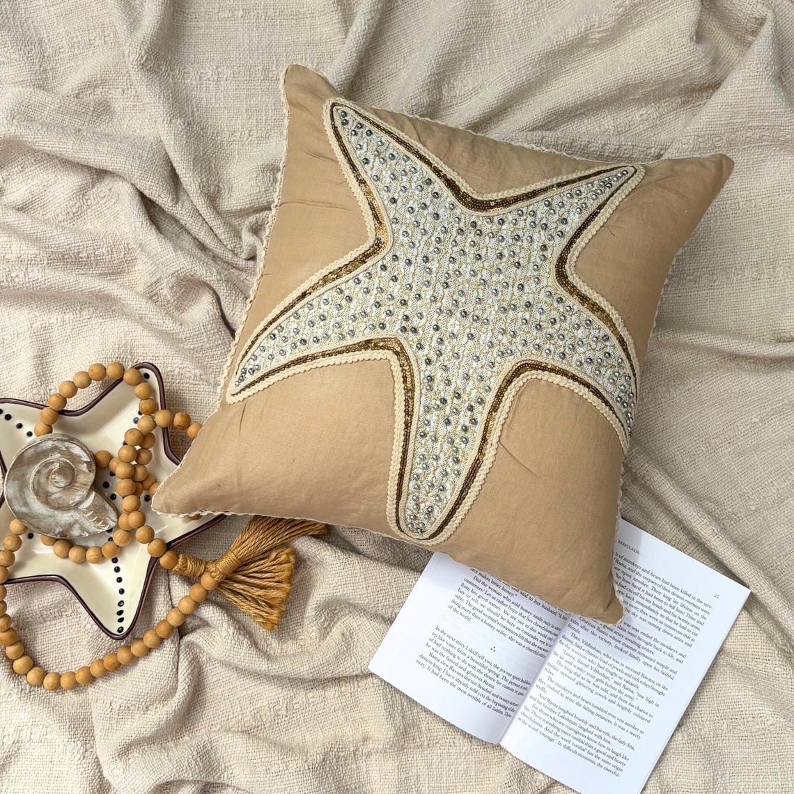 Scattered Shell throw pillow cover, product view 36