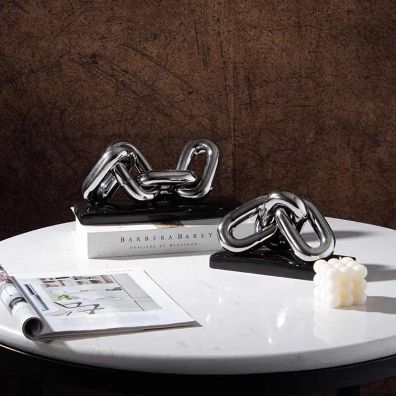 Electroplated Ceramic Ring Sculptures product detail view 3