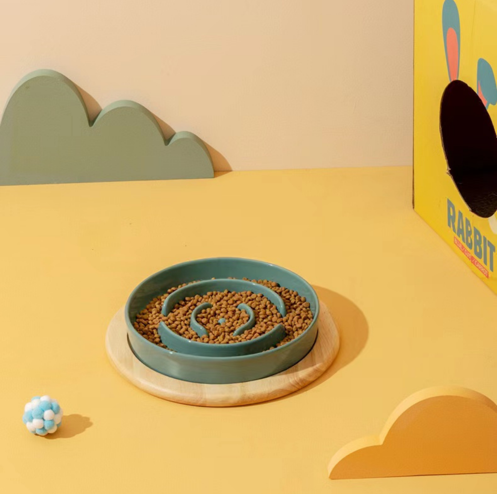 Ceramic Slow Feeder Pet Bowl