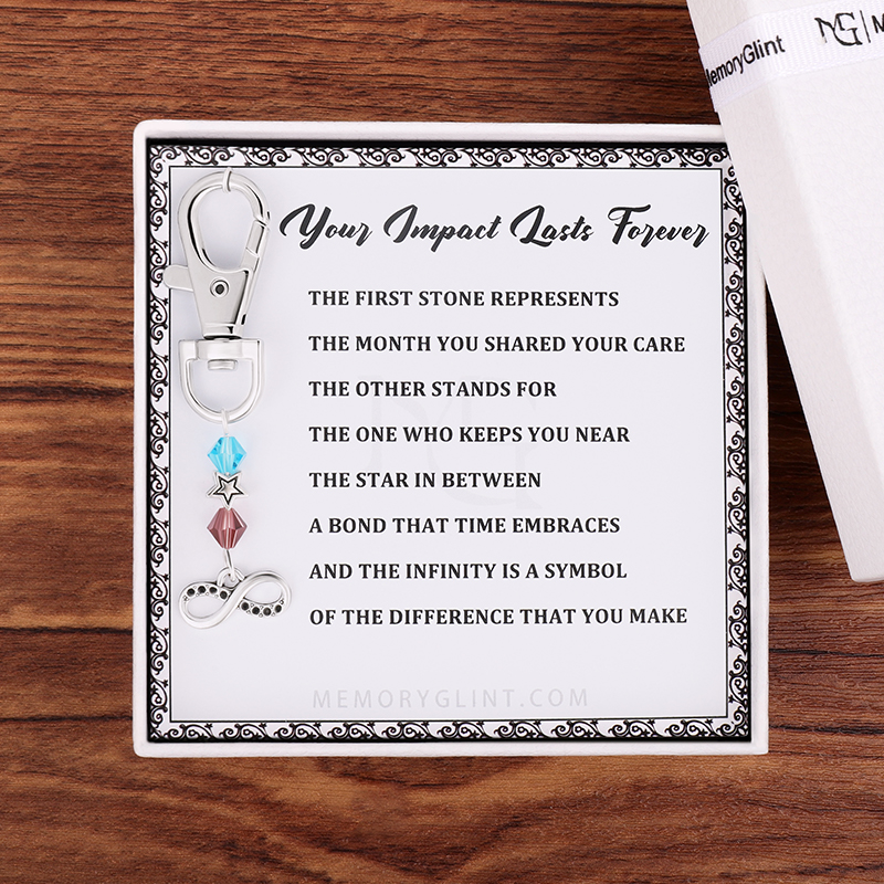 Your Impact Lasts Forever Poem & Charm, Infinity