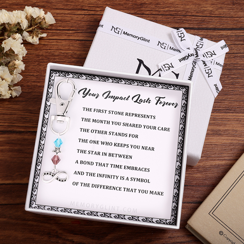 Your Impact Lasts Forever Poem & Charm, Infinity