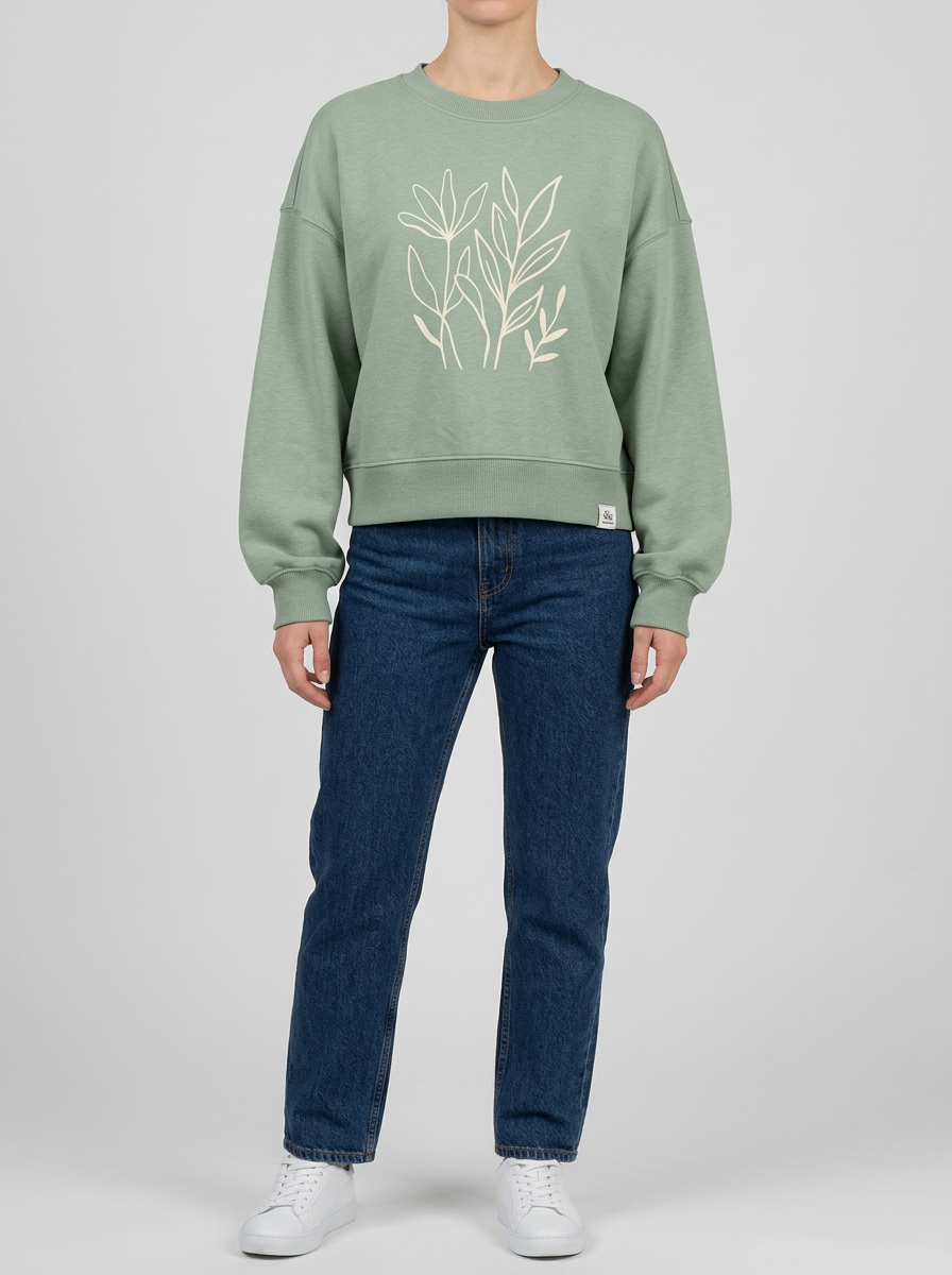 Women's Floral Printed Sweatshirt