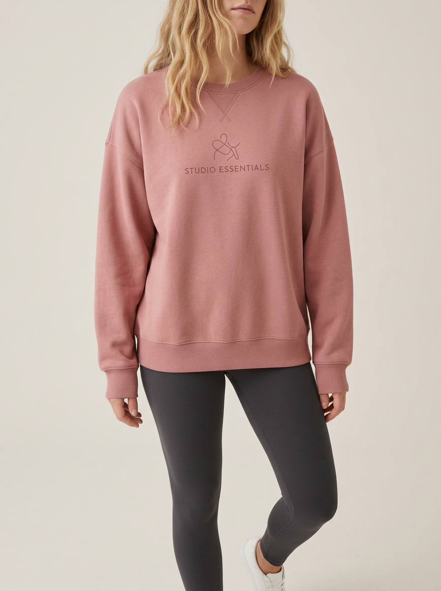 Women's Balanced Printed Minimalist Sweatshirt