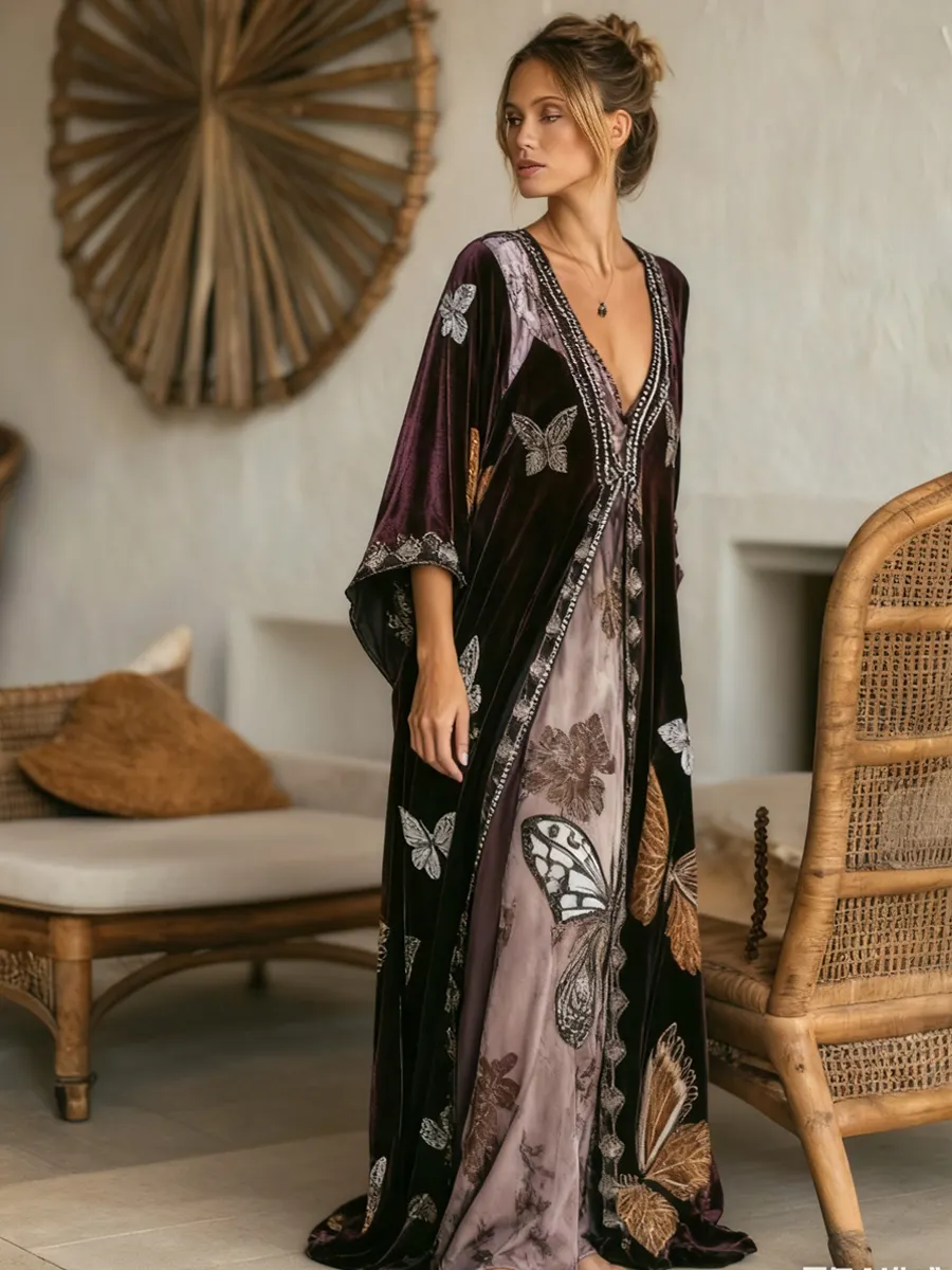 Women's autumn and winter velvet two-piece suit