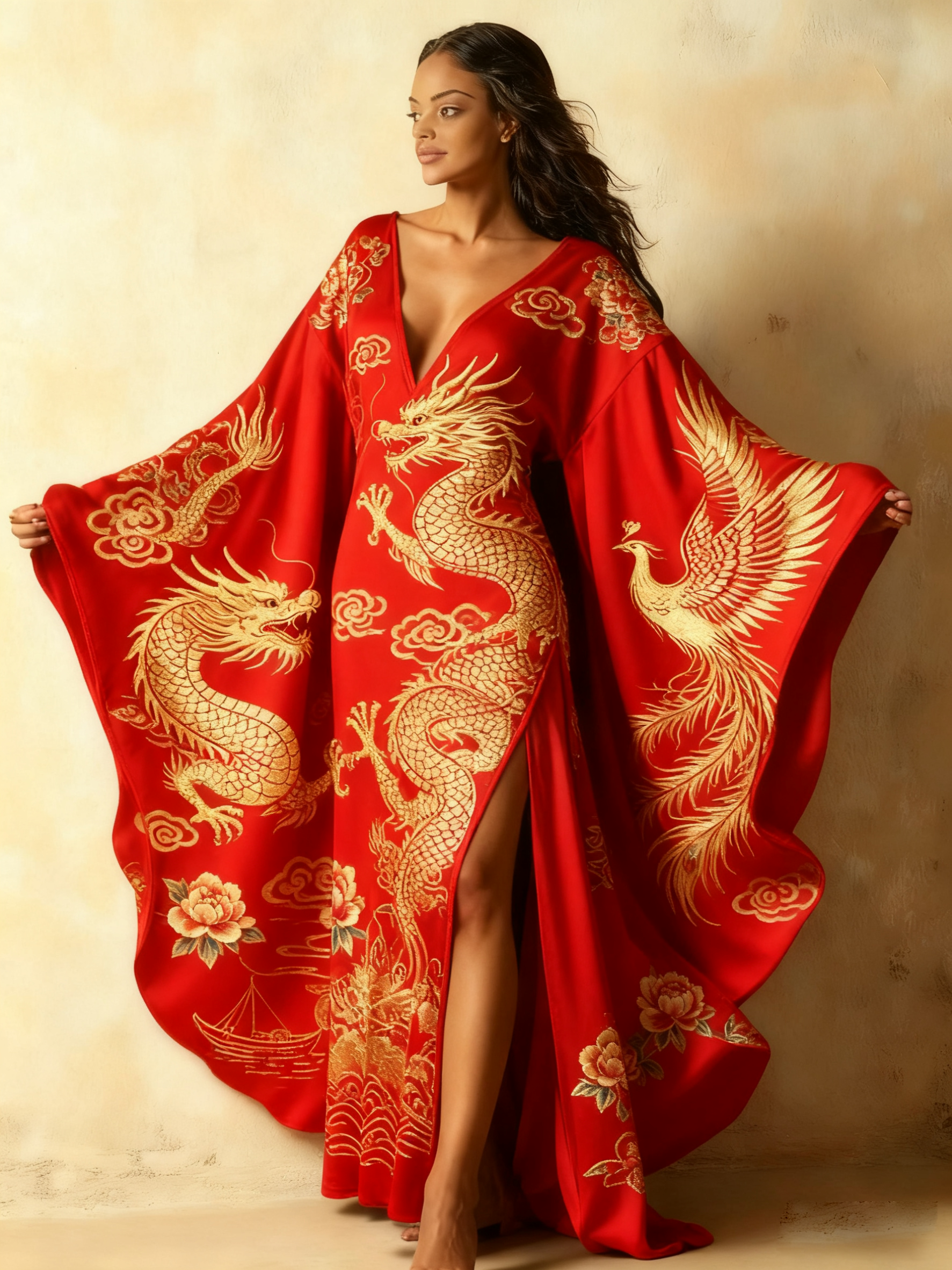 Women's Grace Velvet Kaftan Dress