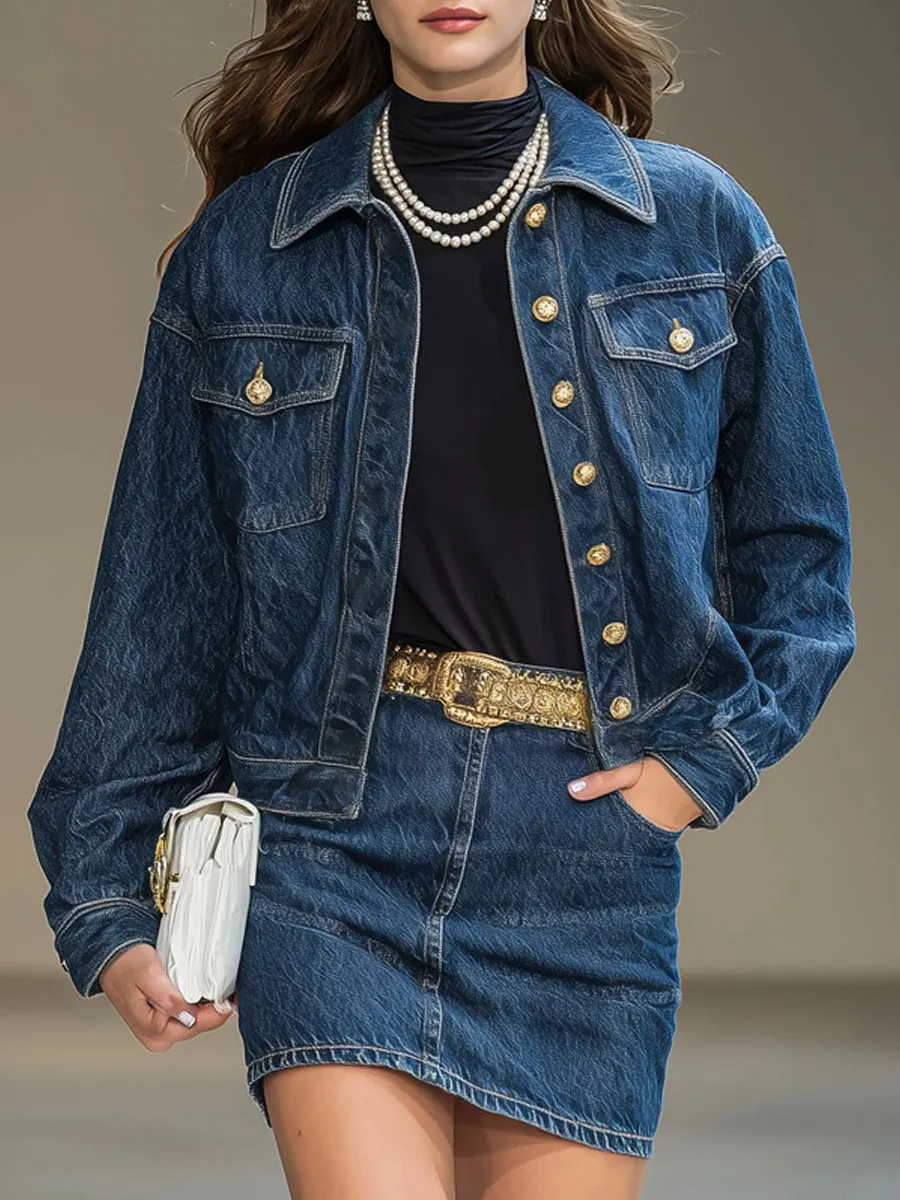 Women's Vintage Denim Jacket
