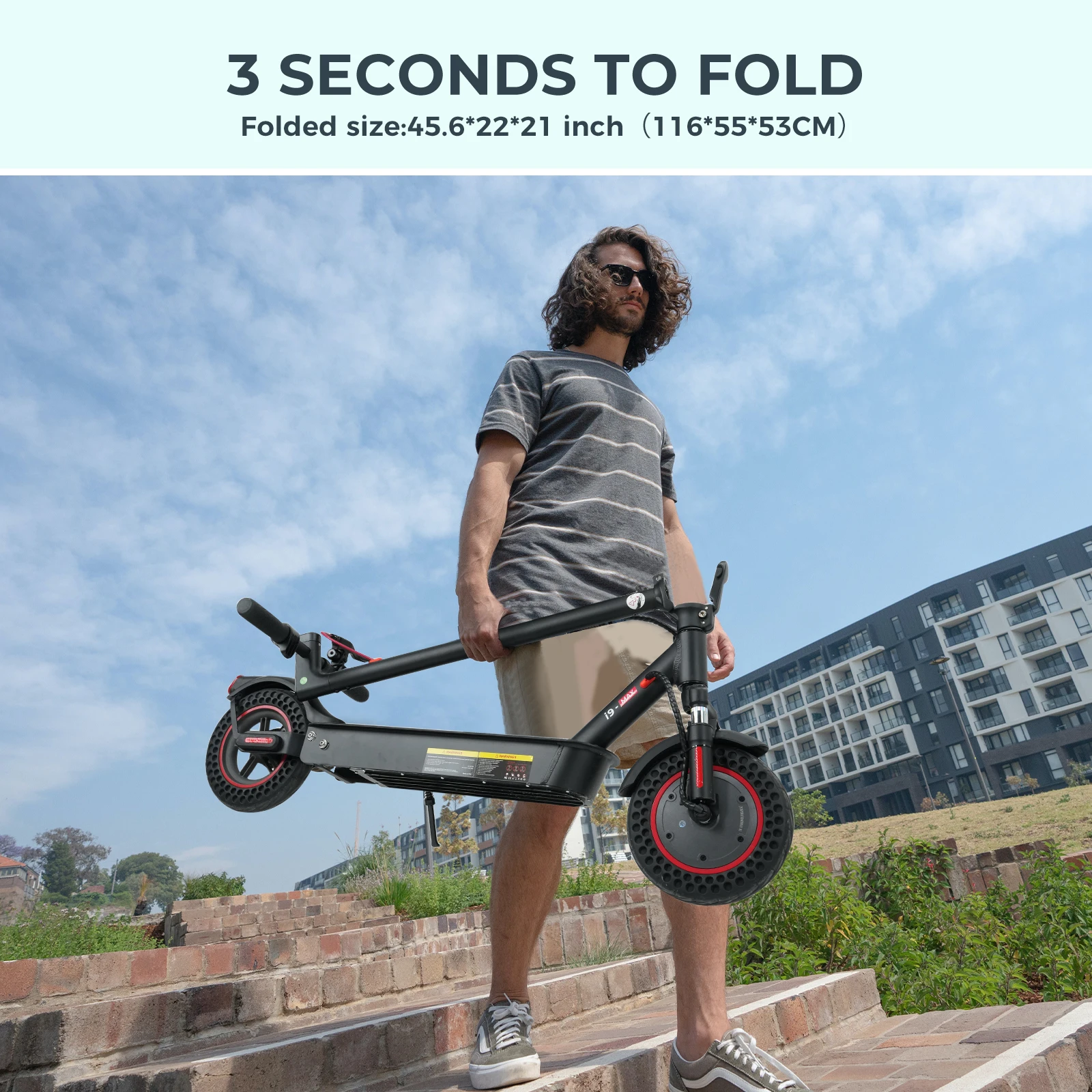 Patinete eléctrico iScooter i9max: 36V, 40 km y app