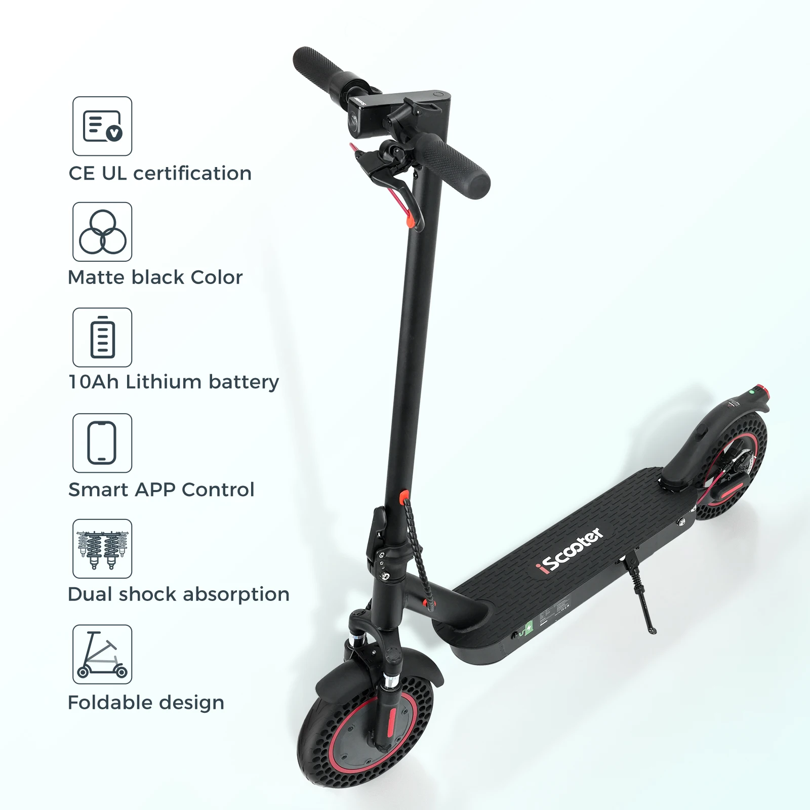 Patinete eléctrico iScooter i9max: 36V, 40 km y app