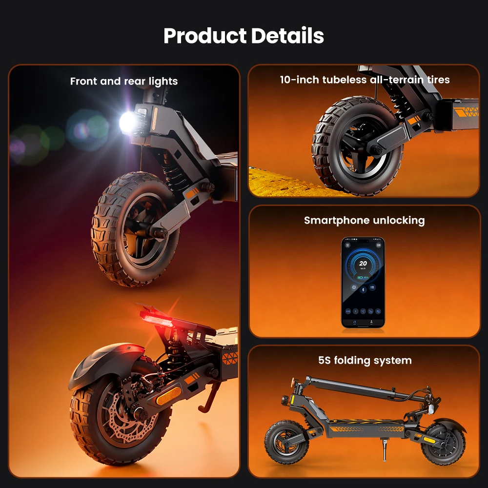 Diseño off road y plegable