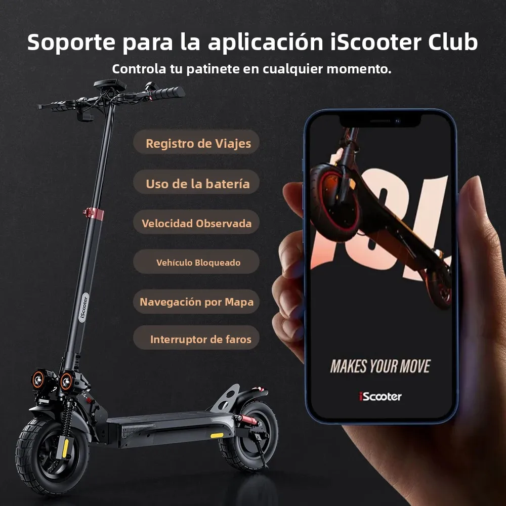 Patinete Eléctrico IScooter IX4 48V 15Ah 45 km 25 km/h