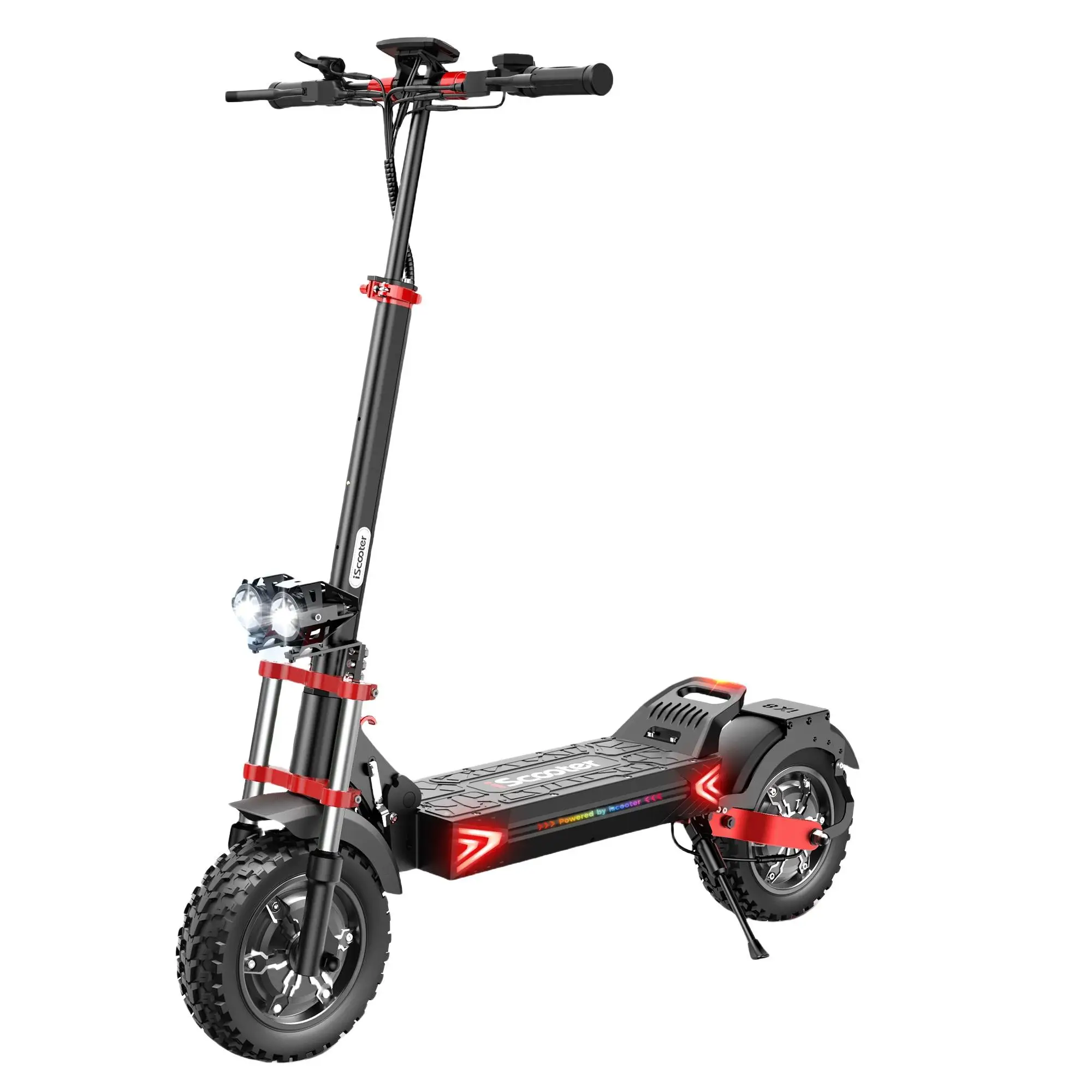 Patinete Eléctrico IScooter IX8: 1200W*2, 60 km/h y 70 km