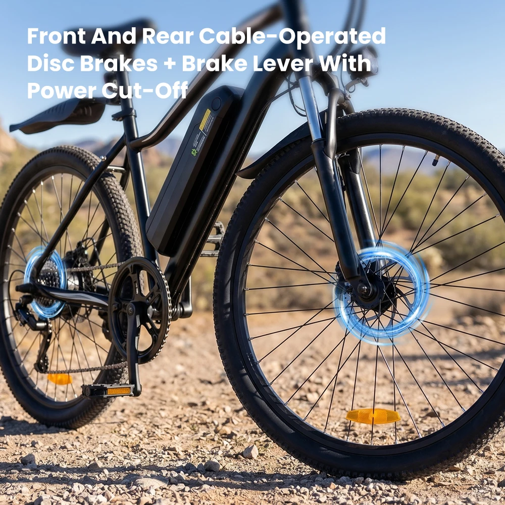 Bicicleta eléctrica iScooter EB3S 350W 26