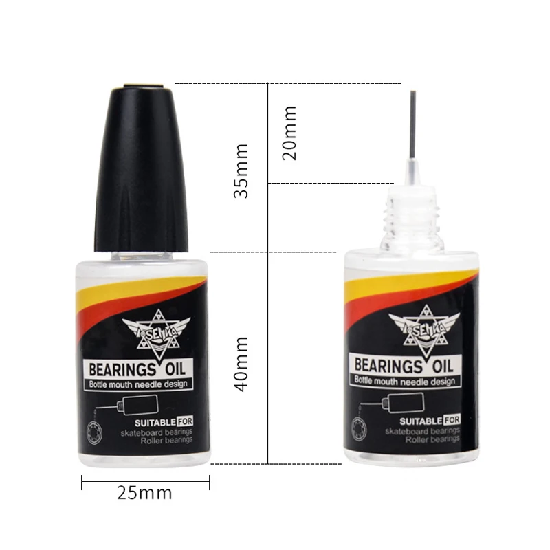 Aceite lubricante para rodamientos de patines y tabla de deriva, 20 ml