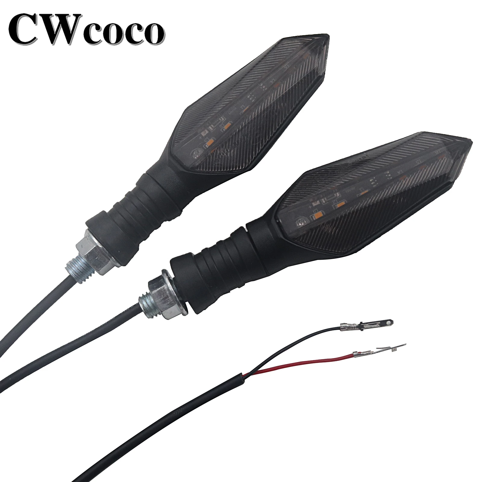 Luz de giro recta 60V para patinete Citycoco y moto