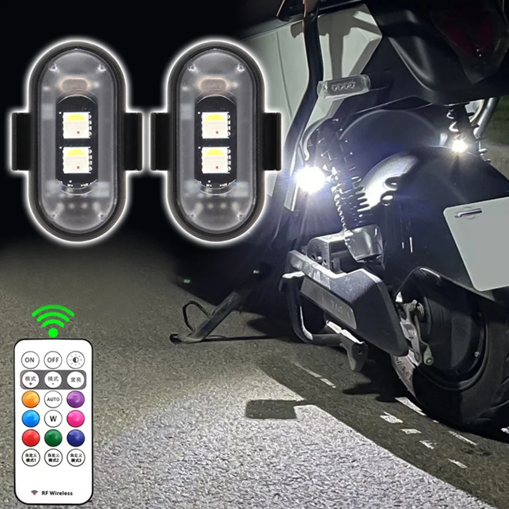 Luces LED RGB para patinete y bici: flash inalámbrico